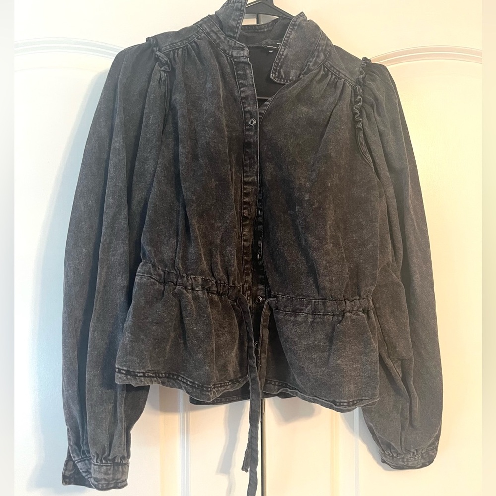 Black Jean Jacket